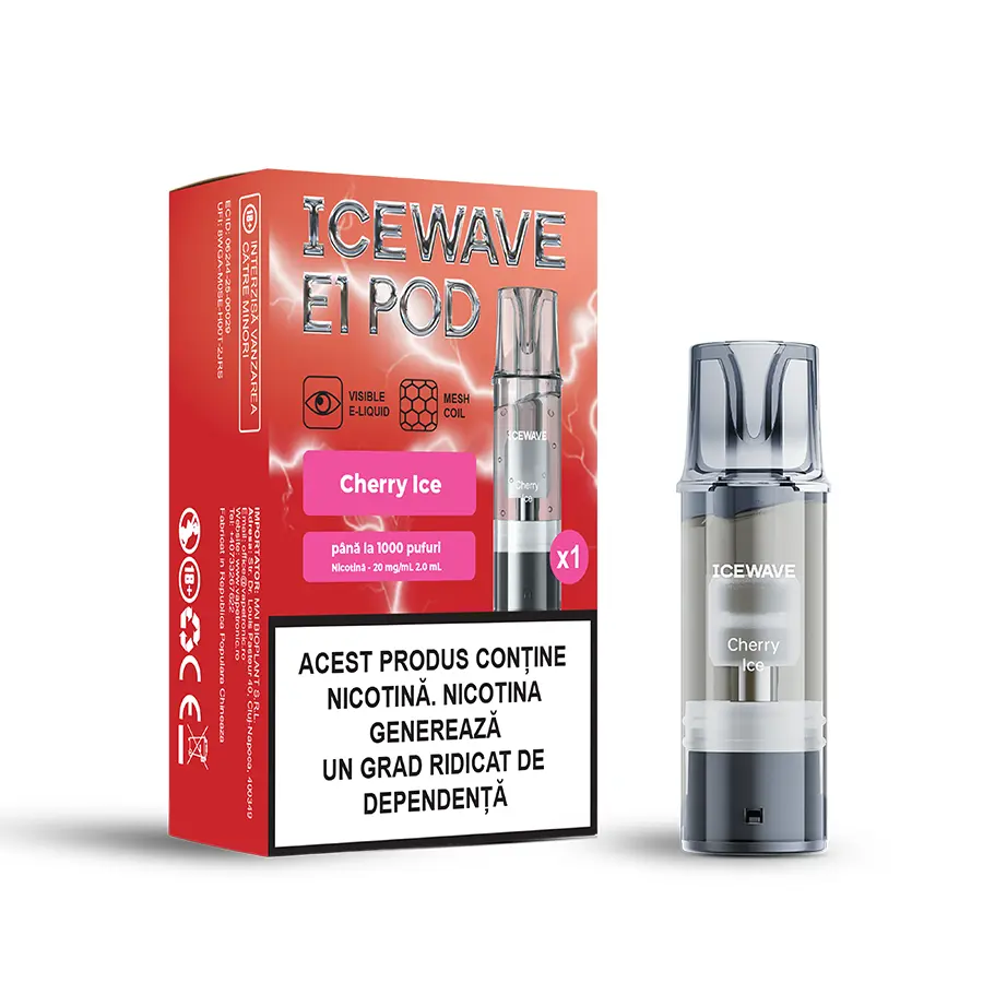 Cartus ICEWAVE POD V2 - Cherry Ice (1 buc) 20 mg